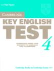 Cambridge Key English Test 4 Student's Book - Book