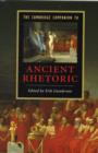 The Cambridge Companion to Ancient Rhetoric - Book