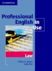 Professional English in Use Law - Book