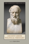 The Cambridge Companion to Ancient Greek Political Thought - Book