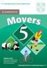 Cambridge Young Learners English Tests Movers 5 Student Book : Examination Papers from the University of Cambridge ESOL Examinations - Book