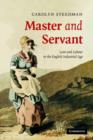 Master and Servant : Love and Labour in the English Industrial Age - Book