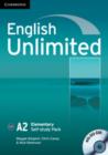 English Unlimited Elementary Self-study Pack (Workbook with DVD-ROM) - Book