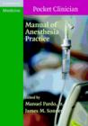 Manual of Anesthesia Practice - Book