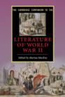 The Cambridge Companion to the Literature of World War II - Book