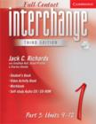 Interchange Third Edition Full Contact Level 1 Part 3 Units 9-12 - Book