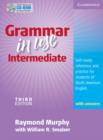 Grammar in Use Intermediate Student's Book with Answers and CD-ROM : Self-study Reference and Practice for Students of North American English - Book