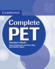 Complete PET Teacher's Book - Book