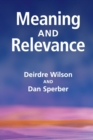 Meaning and Relevance - Book