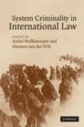 System Criminality in International Law - Book