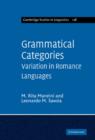 Grammatical Categories : Variation in Romance Languages - Book