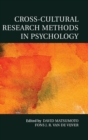 Cross-Cultural Research Methods in Psychology - Book