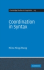 Coordination in Syntax - Book