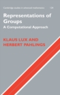 Representations of Groups : A Computational Approach - Book