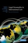 Legal Personality in International Law - Book
