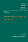 Thomas Aquinas: Disputed Questions on the Virtues - Book