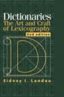 Dictionaries : The Art and Craft of Lexicography - Book