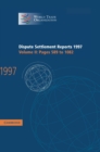 Dispute Settlement Reports 1997 - Book