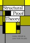 Structural Proof Theory - Book