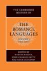 The Cambridge History of the Romance Languages: Volume 1, Structures - Book