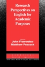 Research Perspectives on English for Academic Purposes - Book