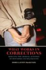 What Works in Corrections : Reducing the Criminal Activities of Offenders and Deliquents - Book