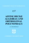 Affine Hecke Algebras and Orthogonal Polynomials - Book