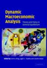 Dynamic Macroeconomic Analysis : Theory and Policy in General Equilibrium - Book