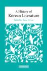 A History of Korean Literature - Book