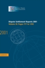 Dispute Settlement Reports 2001: Volume 3, Pages 777-1292 - Book