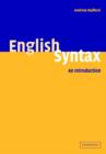 English Syntax : An Introduction - Book