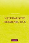 Naturalistic Hermeneutics - Book