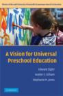 A Vision for Universal Preschool Education - Book