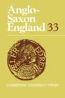 Anglo-Saxon England: Volume 33 - Book