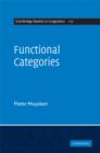 Functional Categories - Book