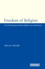 Freedom of Religion : UN and European Human Rights Law and Practice - Book