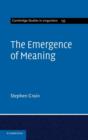 The Emergence of Meaning - Book