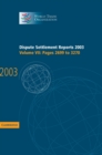 Dispute Settlement Reports 2003 - Book