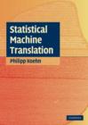 Statistical Machine Translation - Book