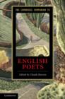 The Cambridge Companion to English Poets - Book