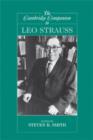 The Cambridge Companion to Leo Strauss - Book