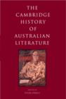 The Cambridge History of Australian Literature - Book