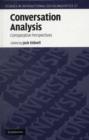 Conversation Analysis : Comparative Perspectives - Book