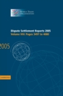 Dispute Settlement Reports 2005 - Book