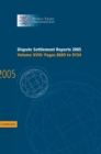 Dispute Settlement Reports 2005: Volume 18, Pages 8669-9154 - Book