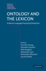 Ontology and the Lexicon : A Natural Language Processing Perspective - Book