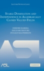 Stable Domination and Independence in Algebraically Closed Valued Fields - Book