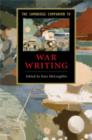 The Cambridge Companion to War Writing - Book