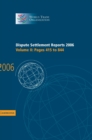 Dispute Settlement Reports 2006: Volume 2, Pages 415-844 - Book
