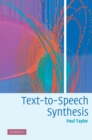Text-to-Speech Synthesis - Book